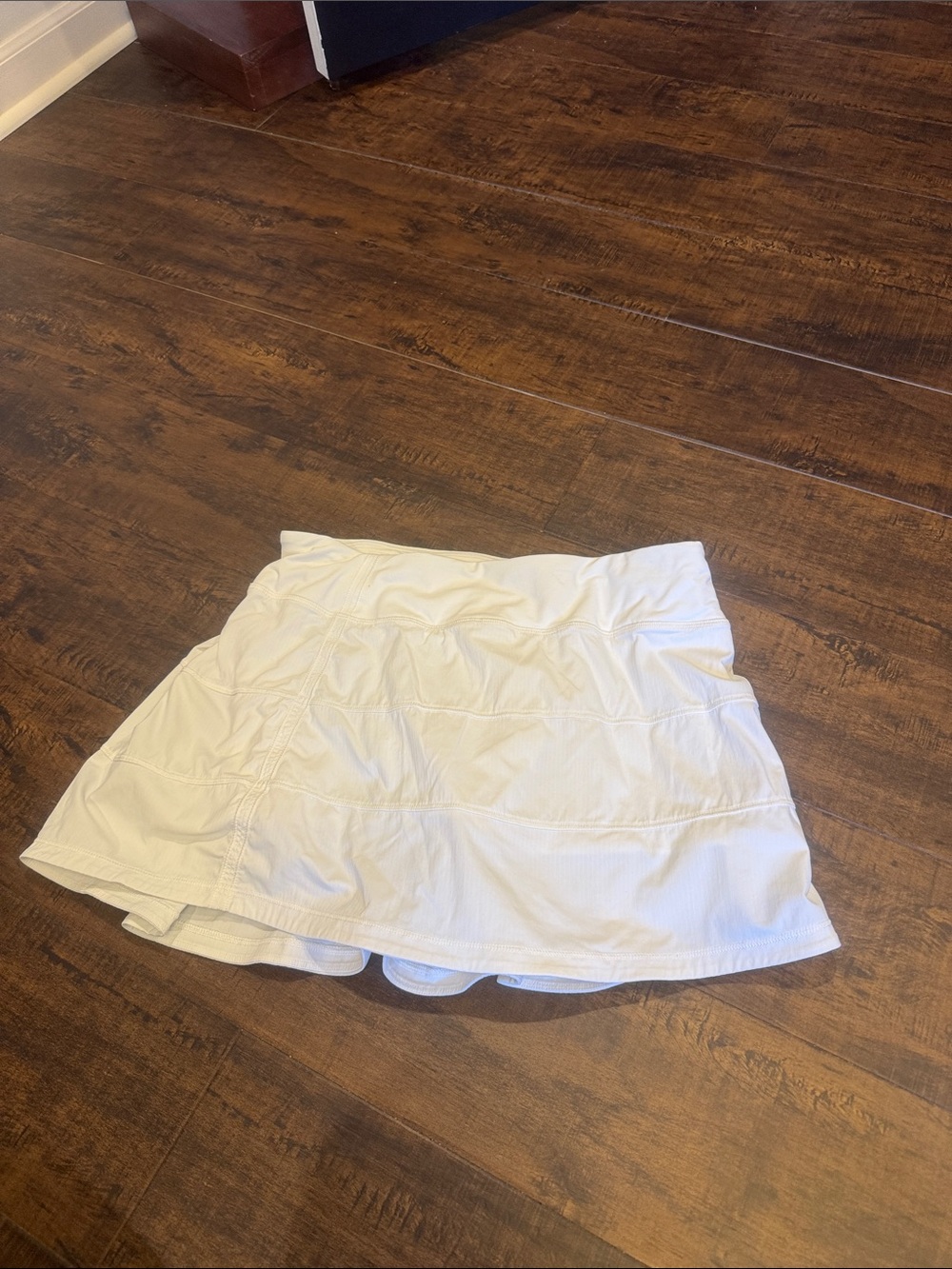 lululemon White Tiered Mini Skort